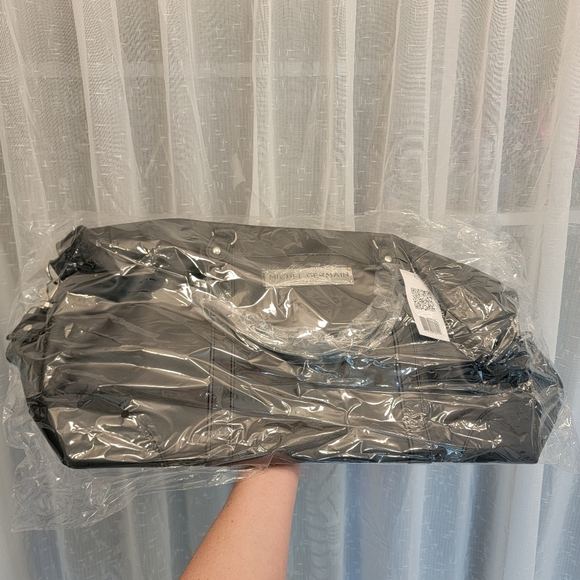 Michel Germain Vegan Leather Weekend Duffle Bag NWT - Picture 6 of 11